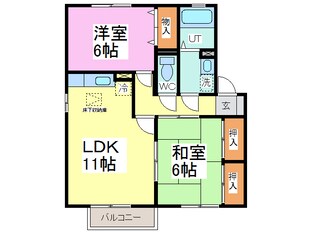 ファミールＡＫＩの物件間取画像